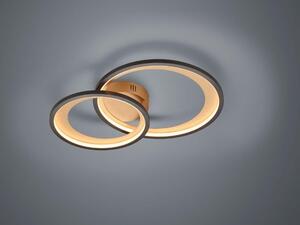 TRIO 673810232 Granada Stropné svietidlo 590mm LED 1X29W/2650lm 3000K Matná čierna, Switchdimmer