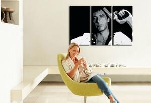 Ručne maľovaný POP Art obraz AL PACINO 3 dielny al32