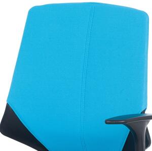 Zaujímavá kancelárska stolička modrej farby - posledný kus (a-R204 modrá)
