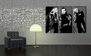 Ručne maľovaný POP Art obraz Apocalyptica 3 dielny apo