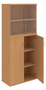 Office Pro skriňa S 5 80 11 buk 800x400x1920 mm