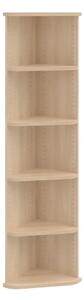 Office Pro rohová skriňa SR 5 400x400x1920 mm agát