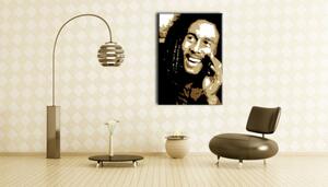 Ručne maľovaný POP Art obraz Bob Marley bm