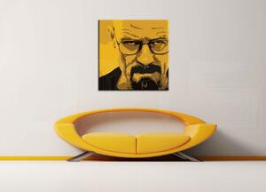 Ručne maľovaný POP Art obraz Breaking Bad 4 dielny brb