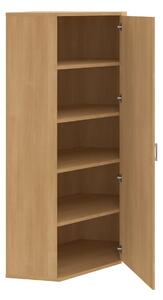 Office Pro rohová skriňa SRV 5 01 P 800x400x1920 mm buk