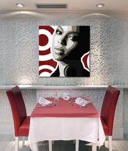 Ručne maľovaný POP Art obraz BEYONCÉ bey3