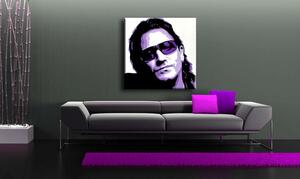 Ručne maľovaný POP Art obraz Bono-U2 bono3