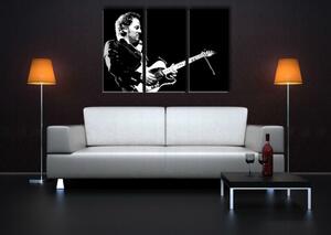 Ručne maľovaný POP Art obraz Bruce Springsteen 3 dielny bs