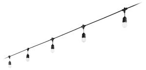 Exteriérové závesné svietidlo Ideal lux 159836 FIESTA SP5 NERO 5xE27 15W čierna IP44