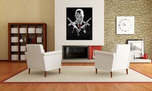 Ručne maľovaný POP Art obraz HITMAN hit