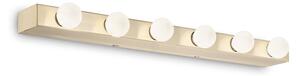 Nástenné svietidlo Ideal lux 179681 PRIVE AP6 OTTONE 6xE14 40W