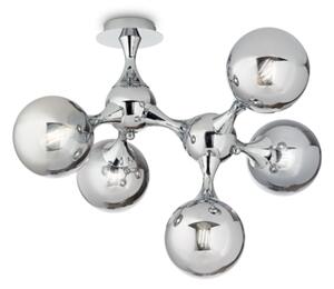 Stropné svietidlo Ideal lux 200484 NODI CROMO PL5 5xE14 40W