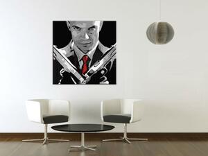 Ručne maľovaný POP Art obraz HITMAN hit2