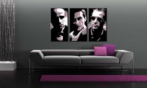 Ručne maľovaný POP Art obraz GODFATHER 3 dielny god3