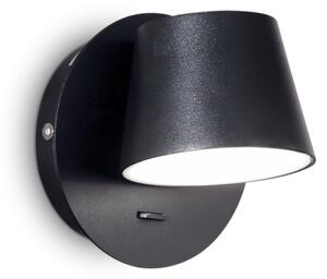 Nástenné svietidlo Ideal lux 167121 GIM AP1 NERO 30xLED 6W/530lm 3000K čierna