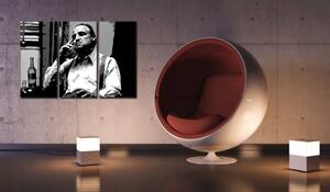 Ručne maľovaný POP Art obraz Marlon Brando 3 dielny mb2