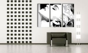 Ručne maľovaný POP Art obraz MADONNA 3 dielny ma5
