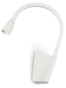 Nástenné svietidlo Ideal lux 142708 GOOSE AP1 BIANCO 1xLED 3W/200lm 3000K biela