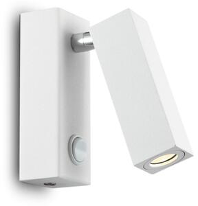 Nástenné svietidlo Ideal lux 142258 PAGE AP1 SQUARE BIANCO 1xLED 3W/210lm 3000K biela