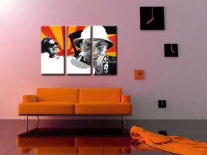 Ručne maľovaný POP Art obraz Fear and Loathing in Las Vegas 3 dielny lv2