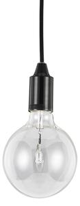 Závesné svietidlo Ideal lux 113319 EDISON SP1 NERO 1xE27 60W 3000K čierna