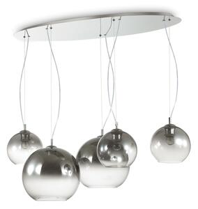 Závesné svietidlo Ideal lux 138305 DISCOVERY FADE SP5 5xE27 60W chróm