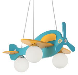 Závesné svietidlo Ideal lux 136325 AVION-1 SP3 3xE14 40W žltá/modrá