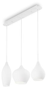 Závesné svietidlo Ideal lux 111858 SOFT SP3 BIANCO 3xE14 40W