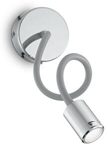 Nástenné svietidlo Ideal lux 097206 FOCUS-1 AP1 CROMO 1xLED 3W/200lm 3000K