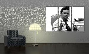 Ručne maľovaný POP Art obraz The Office 3 dielny to