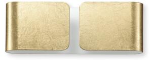 Nástenné svietidlo Ideal lux 091129 CLIP AP2 MINI ORO 2xG9 40W