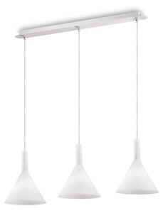 Závesné svietidlo Ideal lux 074245 COCKTAIL SP3 BIANCO 3xE14 40W biela