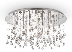 Stropné svietidlo Ideal lux 077819 MOONLIGHT PL15 CROMO 15xG9 40W