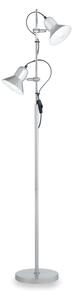 Stojanové svietidlo Ideal lux 061115 POLLY PT2 ARGENTO 2xE27 60W