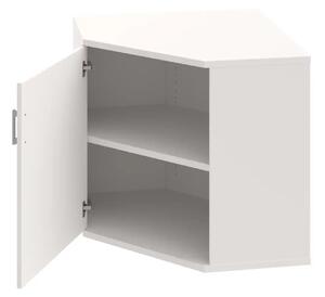 Office Pro rohová skriňa SRV 2 01 L 800x400x768 mm biela