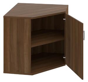 Office Pro rohová skriňa SRV 2 01 P 800x400x768 mm orech