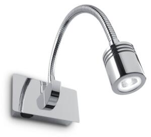 Nástenné svietidlo Ideal lux 031460 DYNAMO AP1 CROMO 1xLED 3W/200lm 4000K