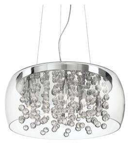 Závesné svietidlo Ideal lux 031750 AUDI-80 SP8 TRASPARENTE 8xG9 40W