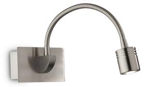 Nástenné svietidlo Ideal lux 031477 DYNAMO AP1 NICKEL 1xLED 3W/200lm 4000K