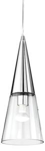 Závesné svietidlo Ideal lux 017440 CONO SP1 CROMO 1xE14 40W