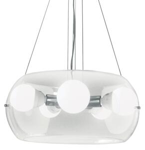 Závesné svietidlo Ideal lux 016863 AUDI-10 SP5 TRASPARENTE 5xE27 60W 3000K