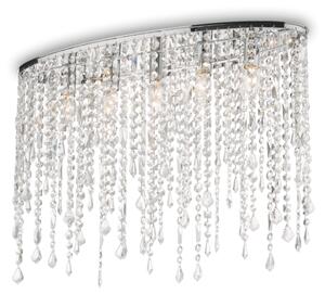 Stropné svietidlo Ideal lux 008455 RAIN CLEAR PL5 5xE14 40W chróm