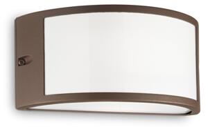 Exteriérové nástenné svietidlo Ideal lux 213217 REX-1 AP1 COFFEE 1xE27 60W IP44