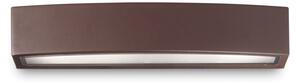 Exteriérové nástenné svietidlo Ideal lux 163550 ANDROMEDA AP2 COFFEE 2xE27 60W kávova IP54 IP54
