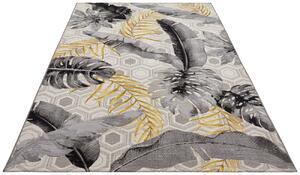 Hanse Home Collection koberce Kusový koberec Flair 105612 Gold Leaves Multicolored – na von aj na doma - 80x165 cm