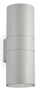 Exteriérové nástenné svietidlo Ideal lux 163604 GUN AP2 BIG GRIGIO 2xE27 60W IP54 IP54