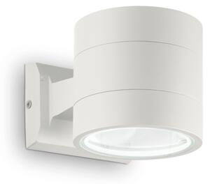Exteriérové nástenné svietidlo Ideal lux 144283 SNIF ROUND AP1 BIANCO 1xG9 40W biela IP54