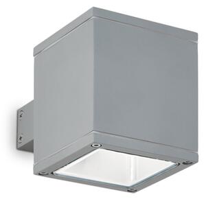 Exteriérové nástenné svietidlo Ideal lux 118666 SNIF SQUARE AP1 GRIGIO 1xG9 40W IP44