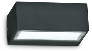 Exteriérové nástenné svietidlo Ideal lux 115375 TWIN AP1 NERO 1xG9 28W IP44