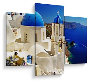 Obraz - Santorini, Grécko (90x60 cm)